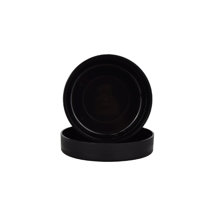 New design cute cosmetic jars 50g 100g 200g matte black plastic jar