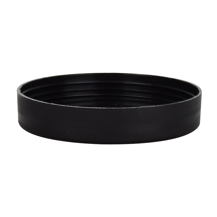 New design cute cosmetic jars 50g 100g 200g matte black plastic jar