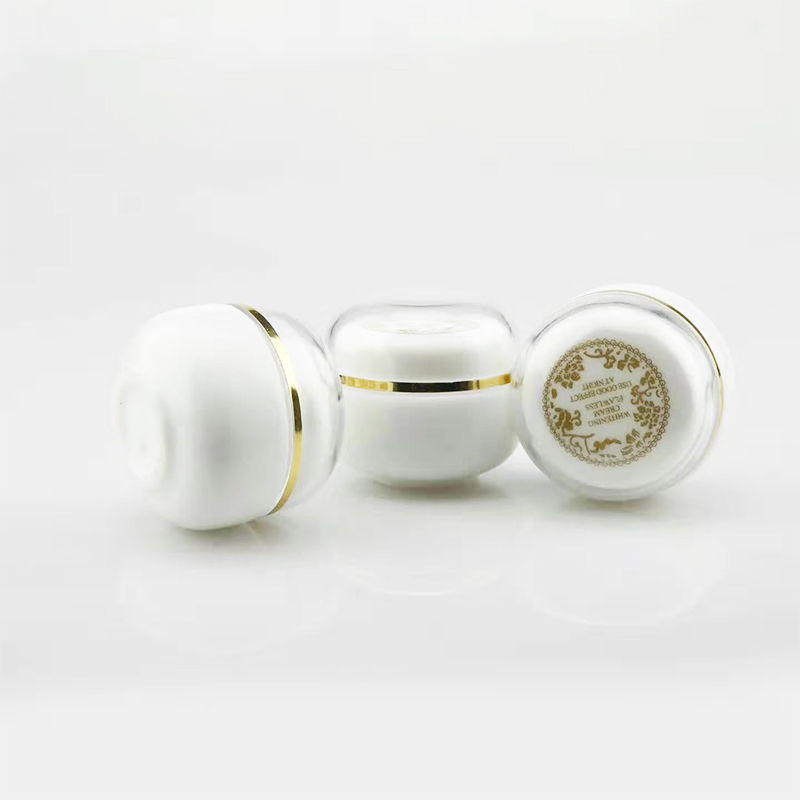 New design empty cosmetic packaging 15ml frosted black glass bottle opal white glass jar with dark wooden lid