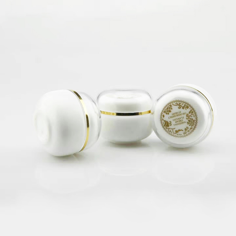 New design empty cosmetic packaging 15ml frosted black glass bottle opal white glass jar with dark wooden lid