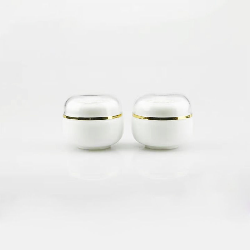 New design empty cosmetic packaging 15ml frosted black glass bottle opal white glass jar with dark wooden lid