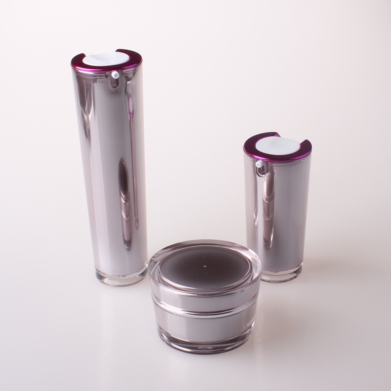 New design empty plastic vacuum bottles for personal care