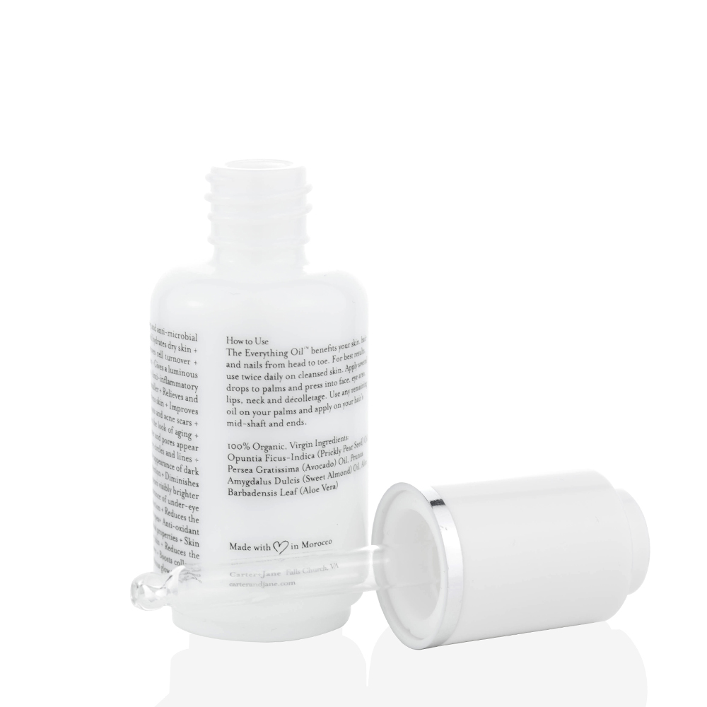 New design factory design 30ml 50ml 100ml cosmetic packaging white glass serum dropper bottle