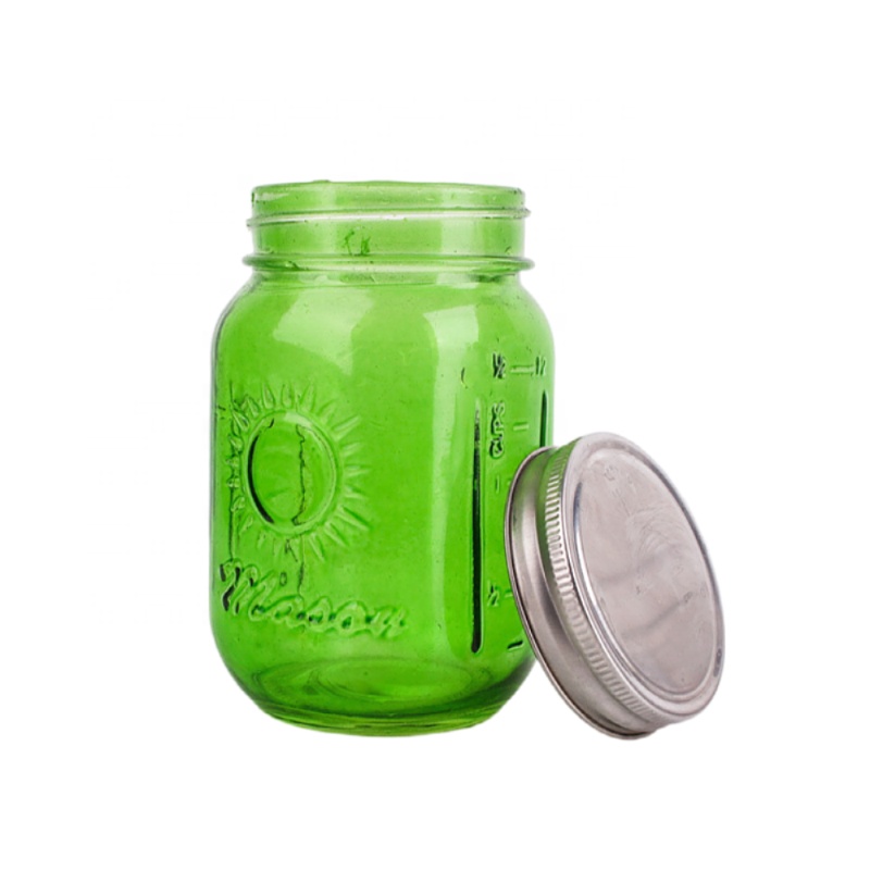 New design jars in bulk glass mason jar for honey jam and pickles
