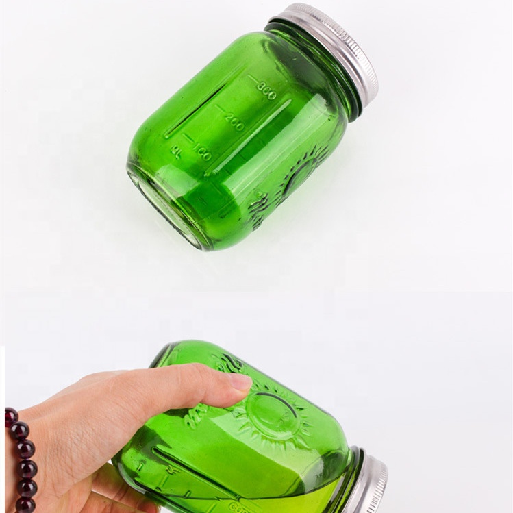 New design jars in bulk glass mason jar for honey jam and pickles