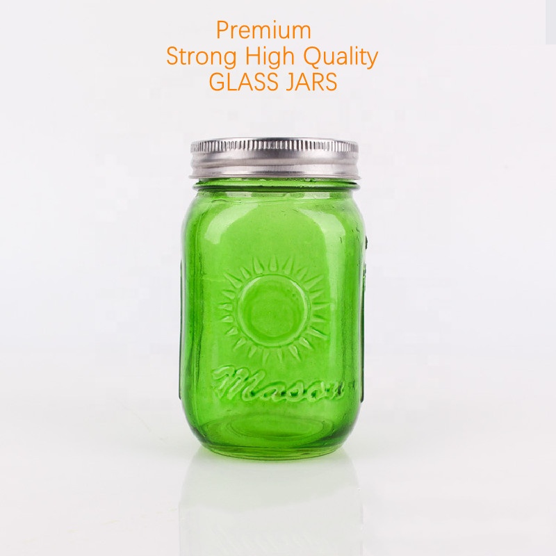 New design jars in bulk glass mason jar for honey jam and pickles