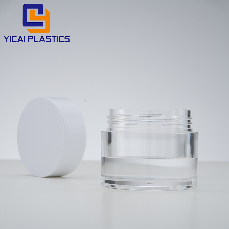 New design logo petg jar cosmetic acrylic jar and bottle,petg bottle