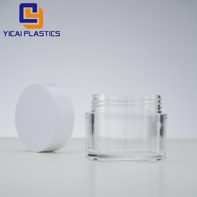 New design logo petg jar cosmetic acrylic jar and bottle,petg bottle
