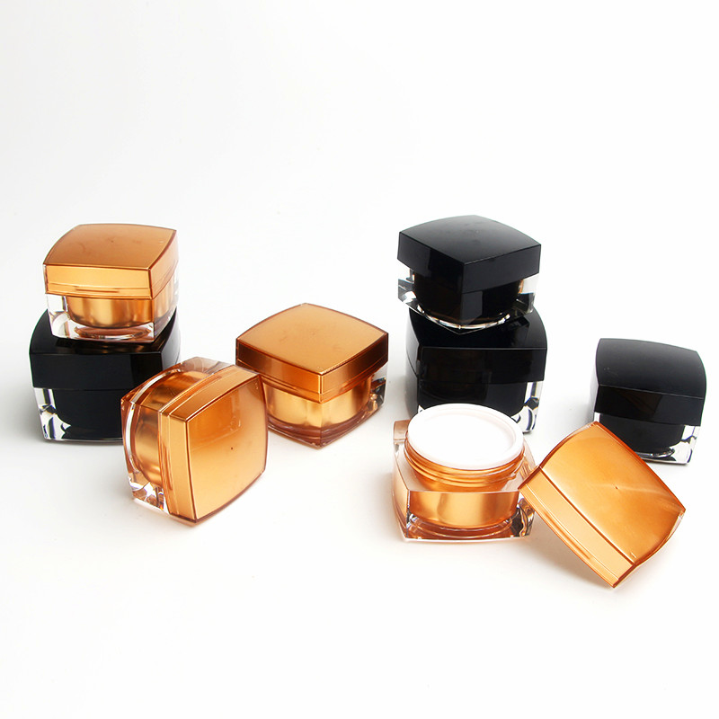 New design packaging for cosmetics cosmetic cream jar, 50g daily face plastic cream jar barattoli con coperchio