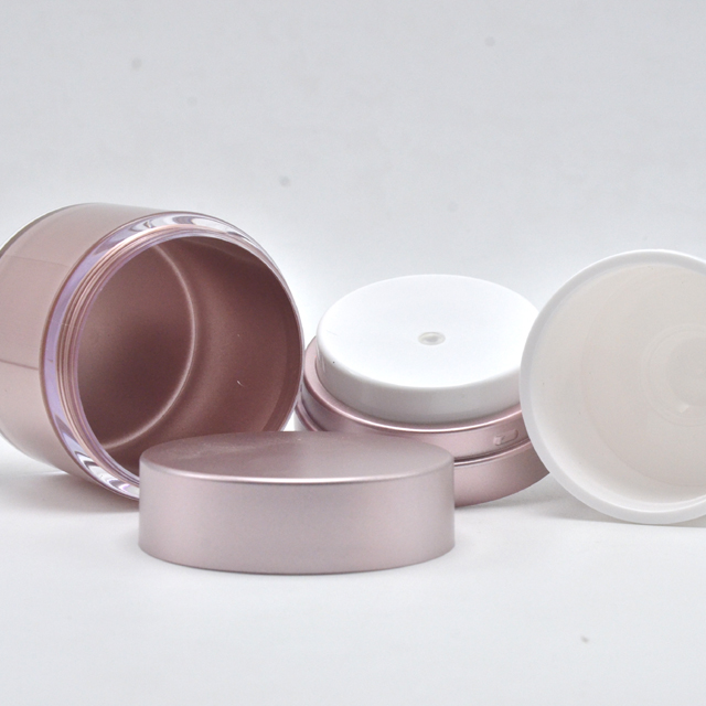 New design plastic acrylic airless pump cream jars,airless jar
