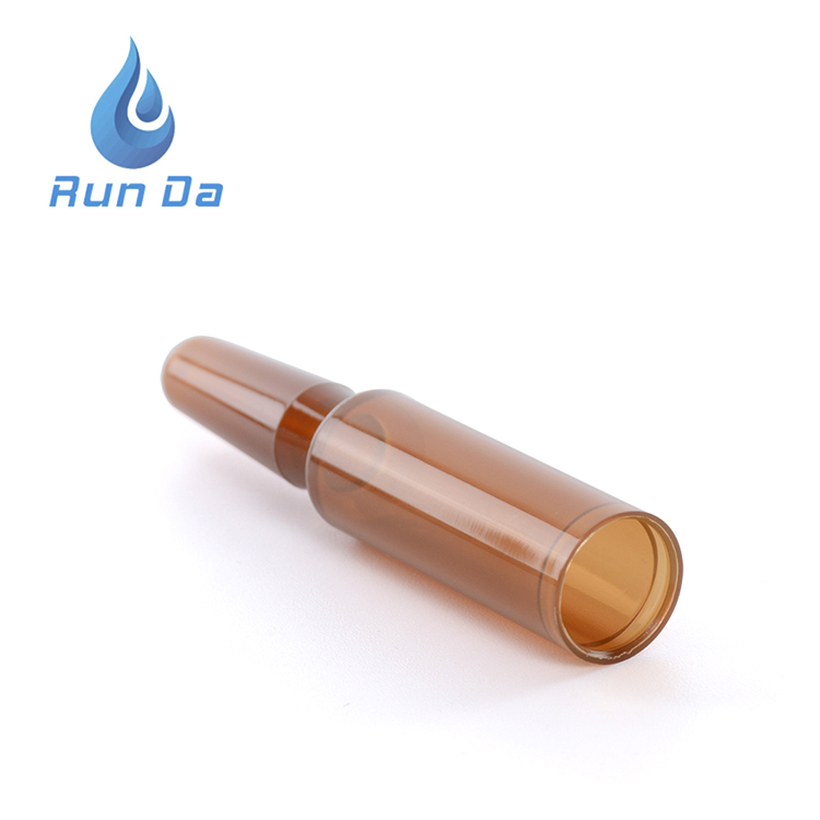 New design promotional brown 1.5ml pp plastic small cosmetic ampoule bottle