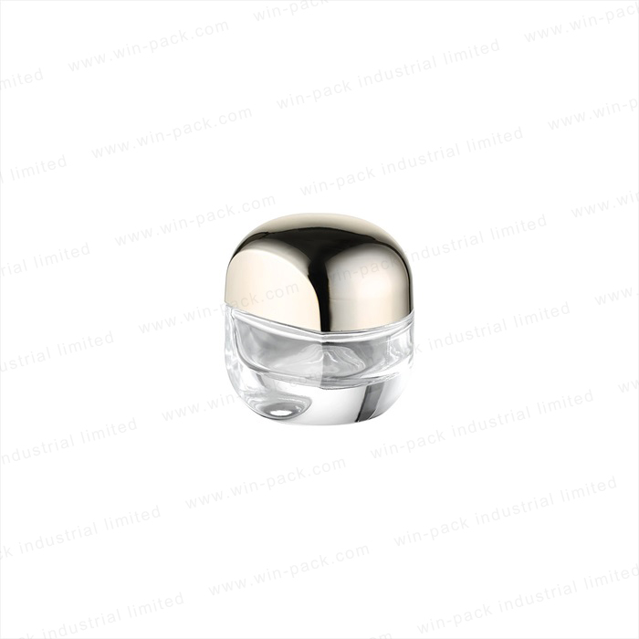 New design shape glass jar for glass cosmetic cream jar with lid for 50g
