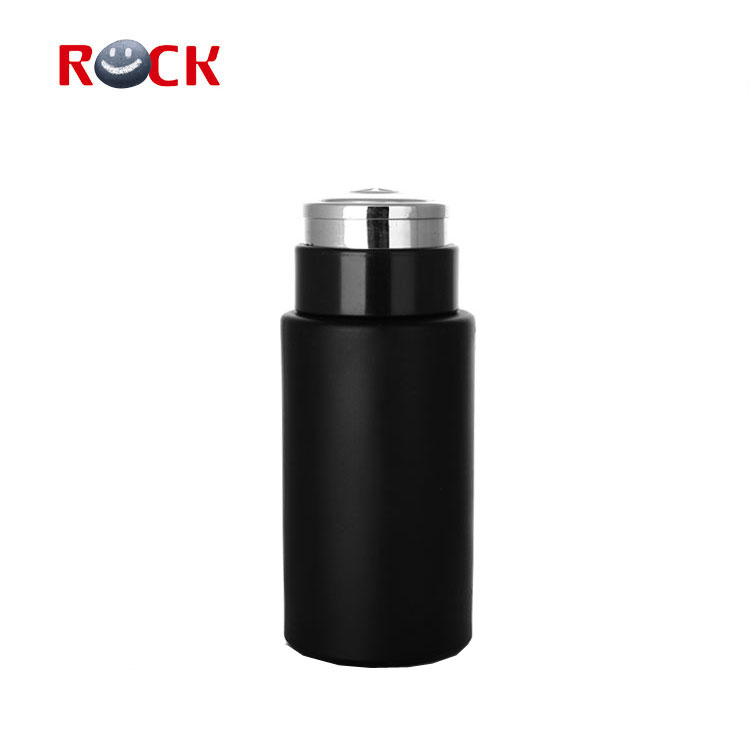 New design shaped black matte perfume bottle