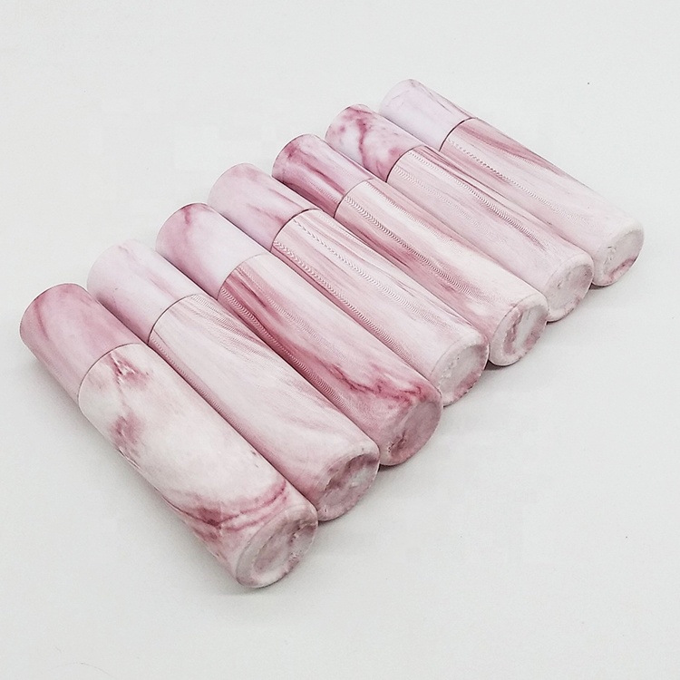 New design wooden cap frosted glass roller bottle 10ml bamboo cosmetic packaging bottle