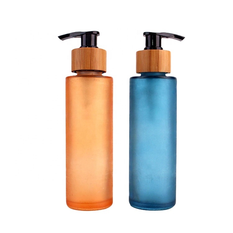 New essential oil e liquid 5ml 10ml 15ml 20ml 30ml 50ml 60ml 100ml 120ml 250ml round cosmetic bamboo glass dropper bottle