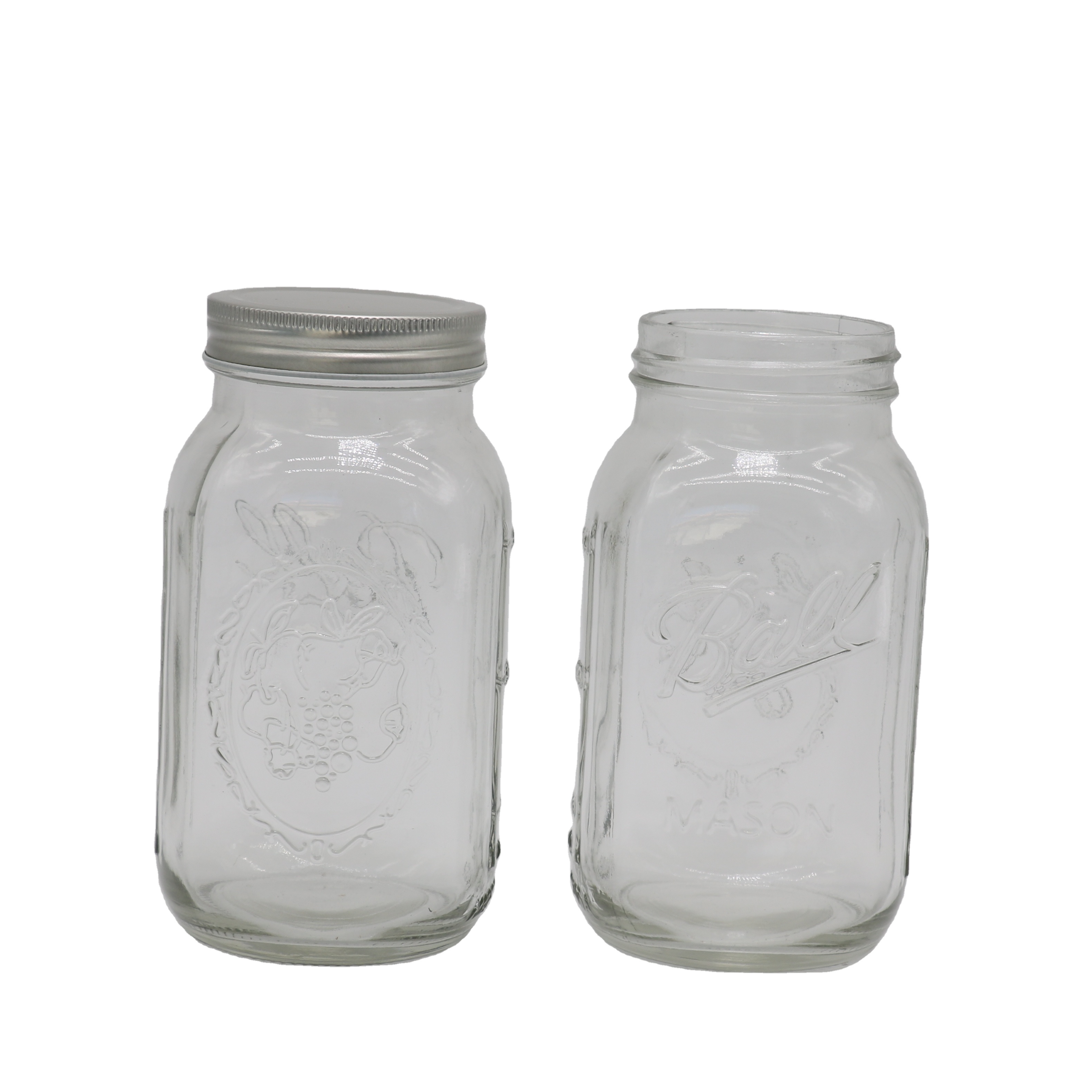 New hand sanitizer bottle bath gel glass bottle embossed color Mason bottle with stainless steel pump head