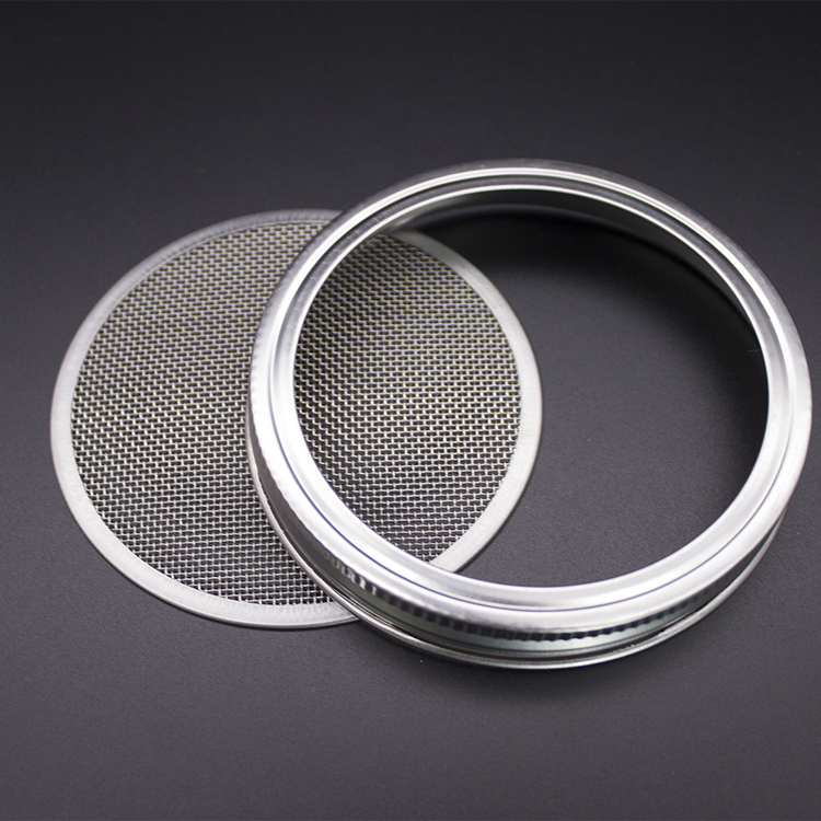 New high-quality tool wide mouth glass jar and sprouting cover for seed germination