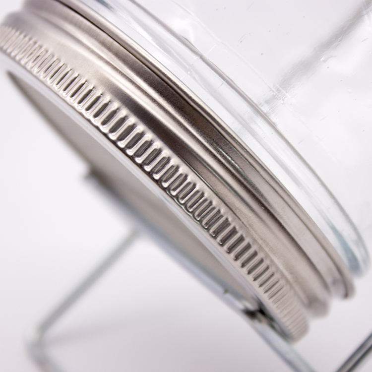 New high-quality tool wide mouth glass jar and sprouting cover for seed germination