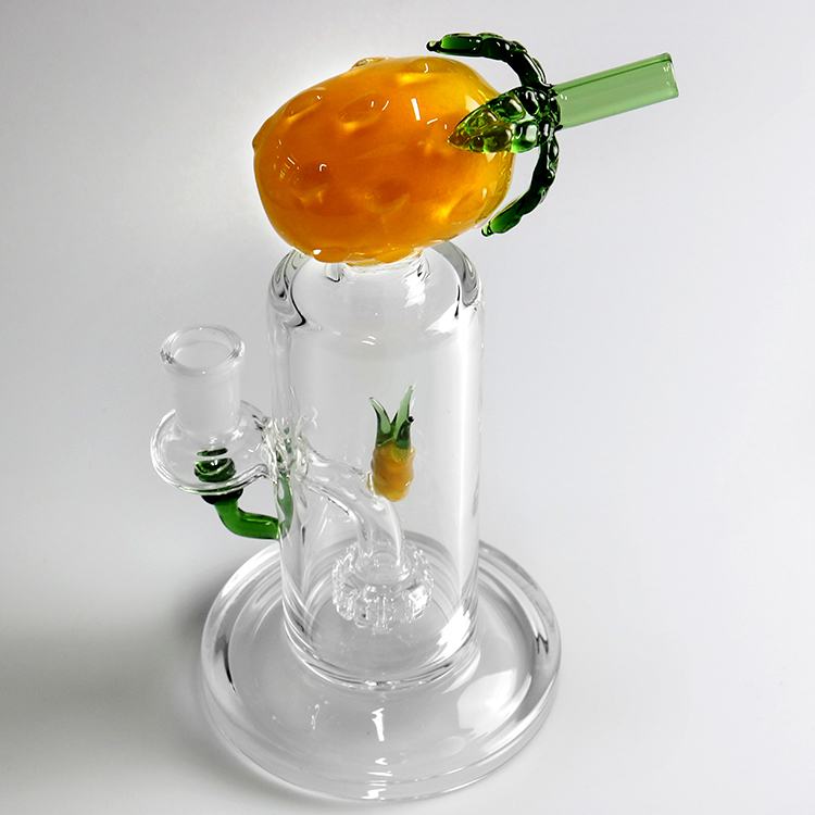 New hot selling product European design shisha pineapple-shaped glass hookah trendy material healthy durable clear hookah