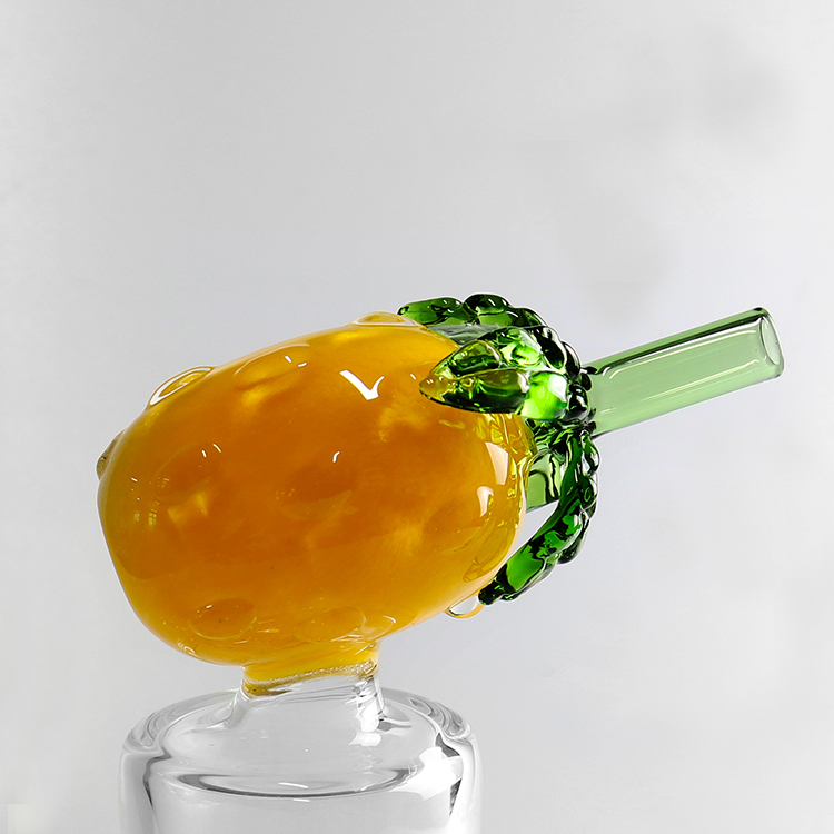 New hot selling product European design shisha pineapple-shaped glass hookah trendy material healthy durable clear hookah