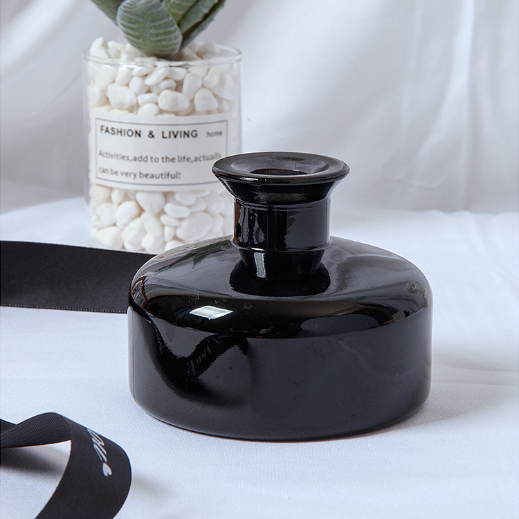 New item decorative glass bottle reed diffuser set nice gift aroma reed diffuser