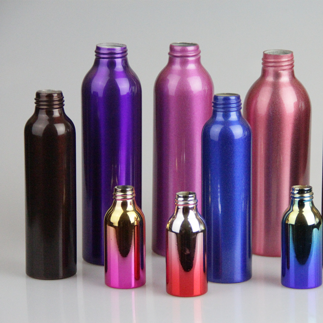 New luxury wholesale empty aluminum bottle