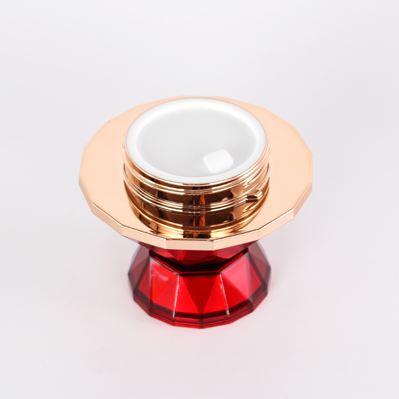 New model 50g Luxury Plastic Empty Cosmetics Cream Jar