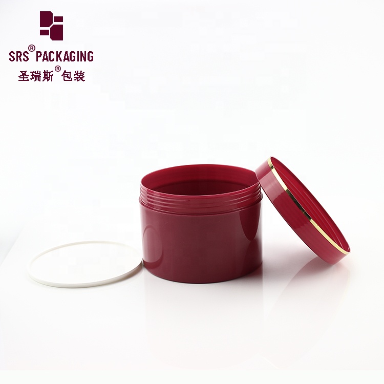 New mold unique cosmetic jar 400ml PP recyclable cosmetic skin care product container