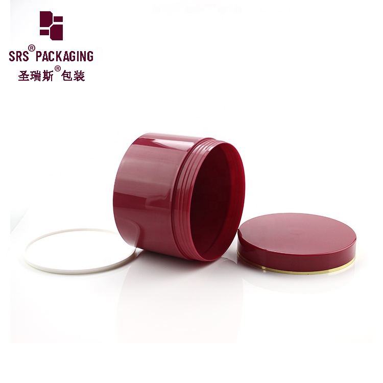 New mold unique cosmetic jar 400ml PP recyclable cosmetic skin care product container