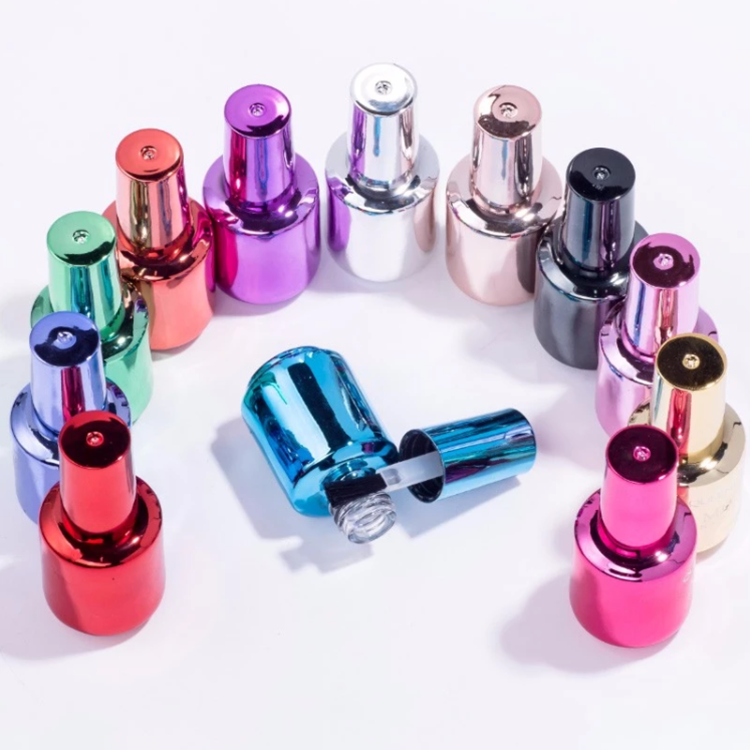 New nail art gel mirror effect colors custom logo nail polish bottles