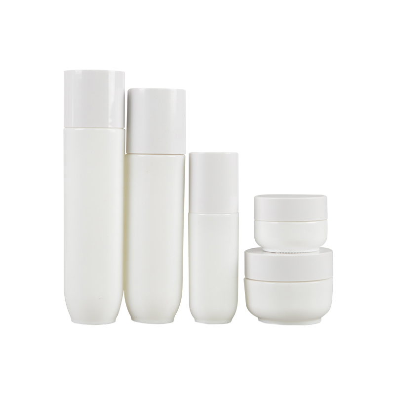 New opal white glass cosmetic cosmetics containers and packaging natural