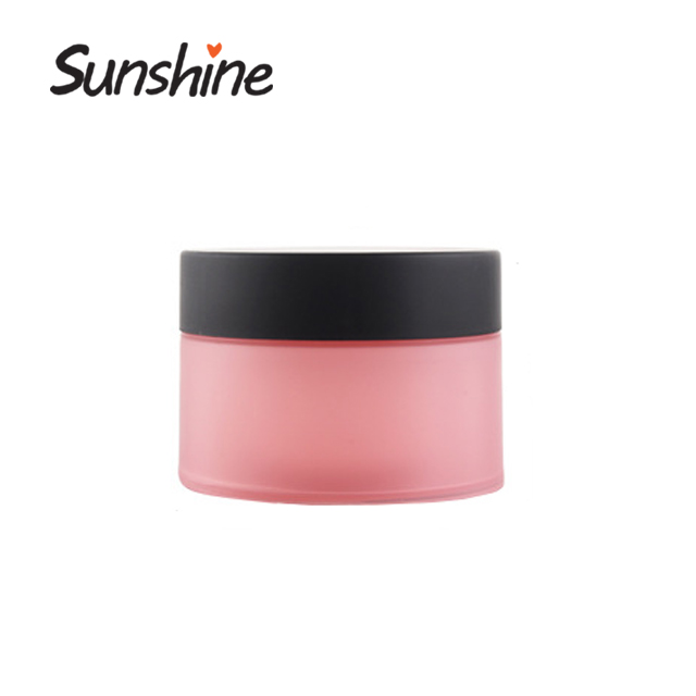 New packaging frosted recycled plastic cosmetic cute cosmetic jars