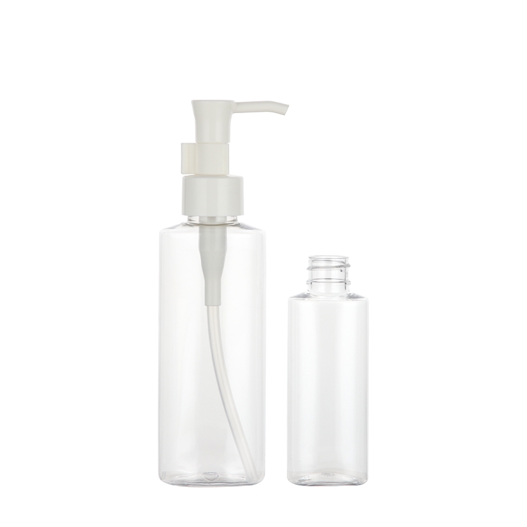 New pattern of 50ml 120ml clear PET pump bottle