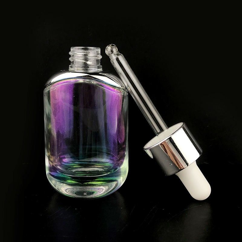 New process colorful essential oil bottle 30ml 60ml glass dropper bottle