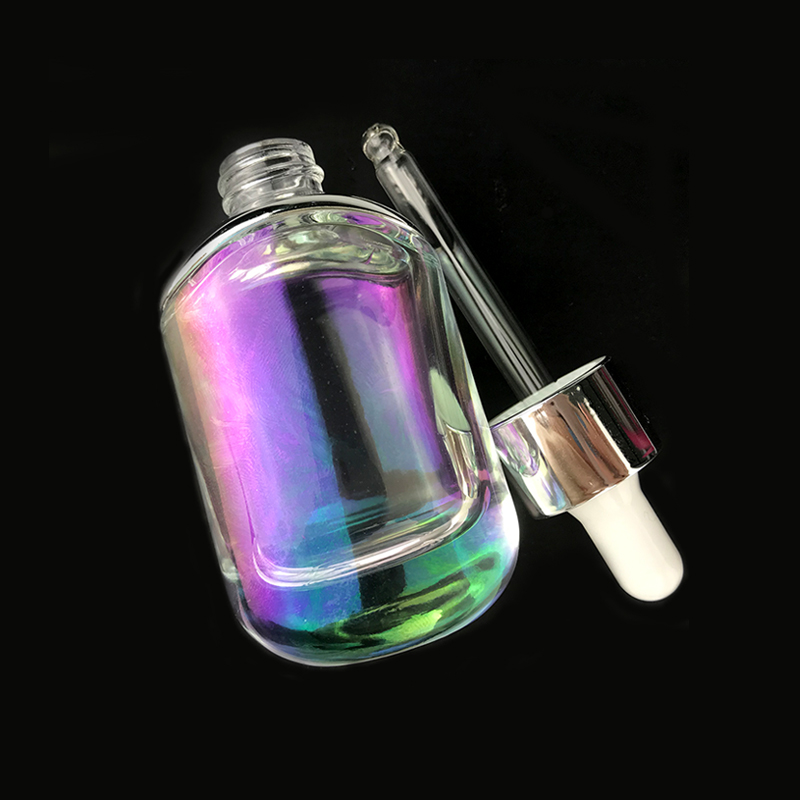 New process colorful essential oil bottle 30ml 60ml glass dropper bottle