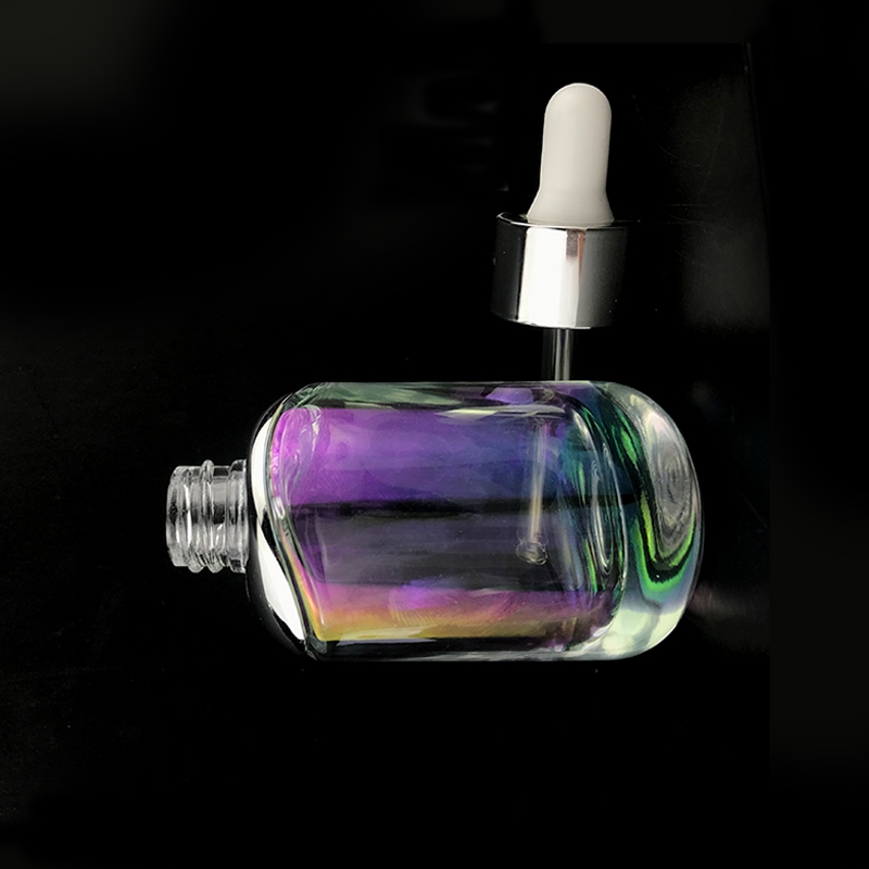 New process colorful essential oil bottle 30ml 60ml glass dropper bottle