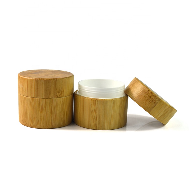New product 2019 empty cream 5g 10g 15g 30g 50g 100g 150g cosmetic bamboo jar