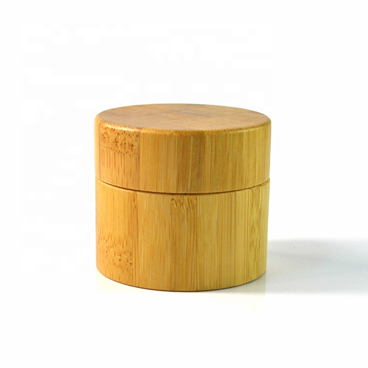 New product 2019 empty cream 5g 10g 15g 30g 50g 100g 150g cosmetic bamboo jar