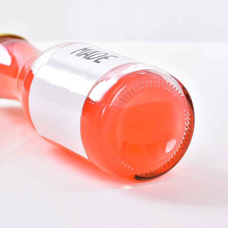New product 250ml coffee glass bottle beverage bottle with metal lid