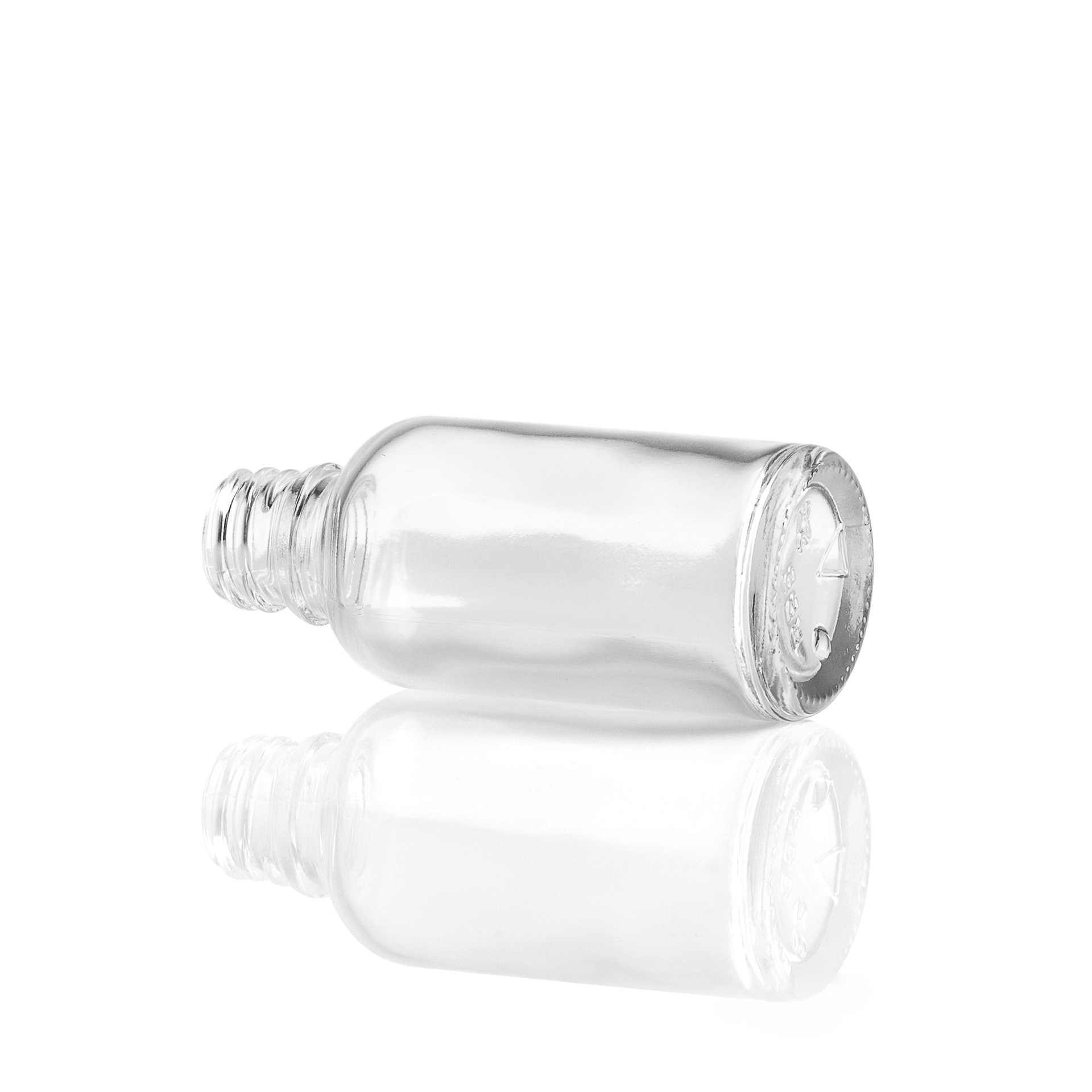 New product! 30ml boston clear round glass dropper bottle cosmetic essential oil bottles