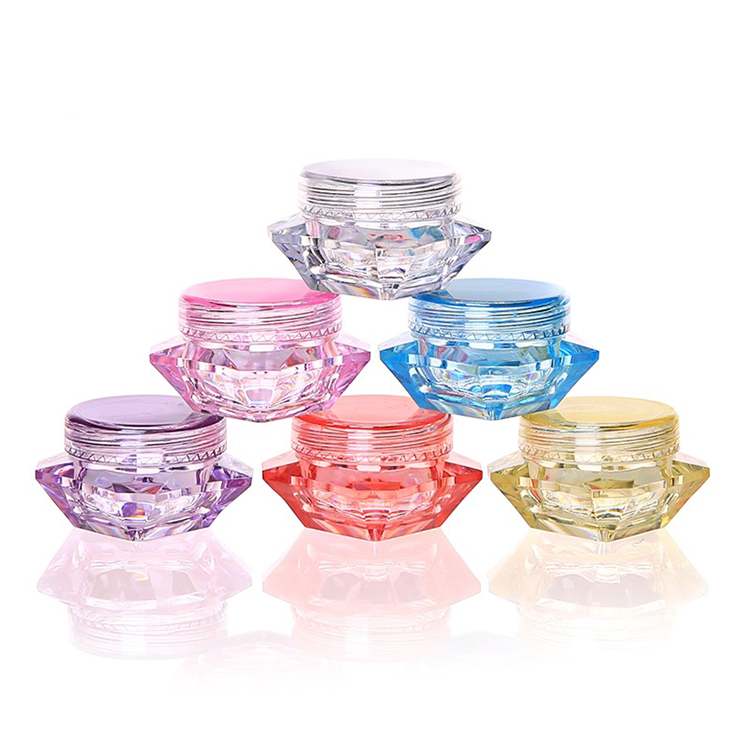 New product 3g 5g Trial Pack mini sample plastic cream jars