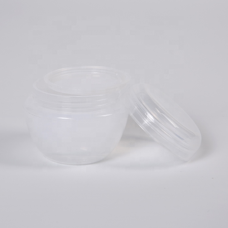 New product cosmetics screws small plastic containers with lids 10 grams jar