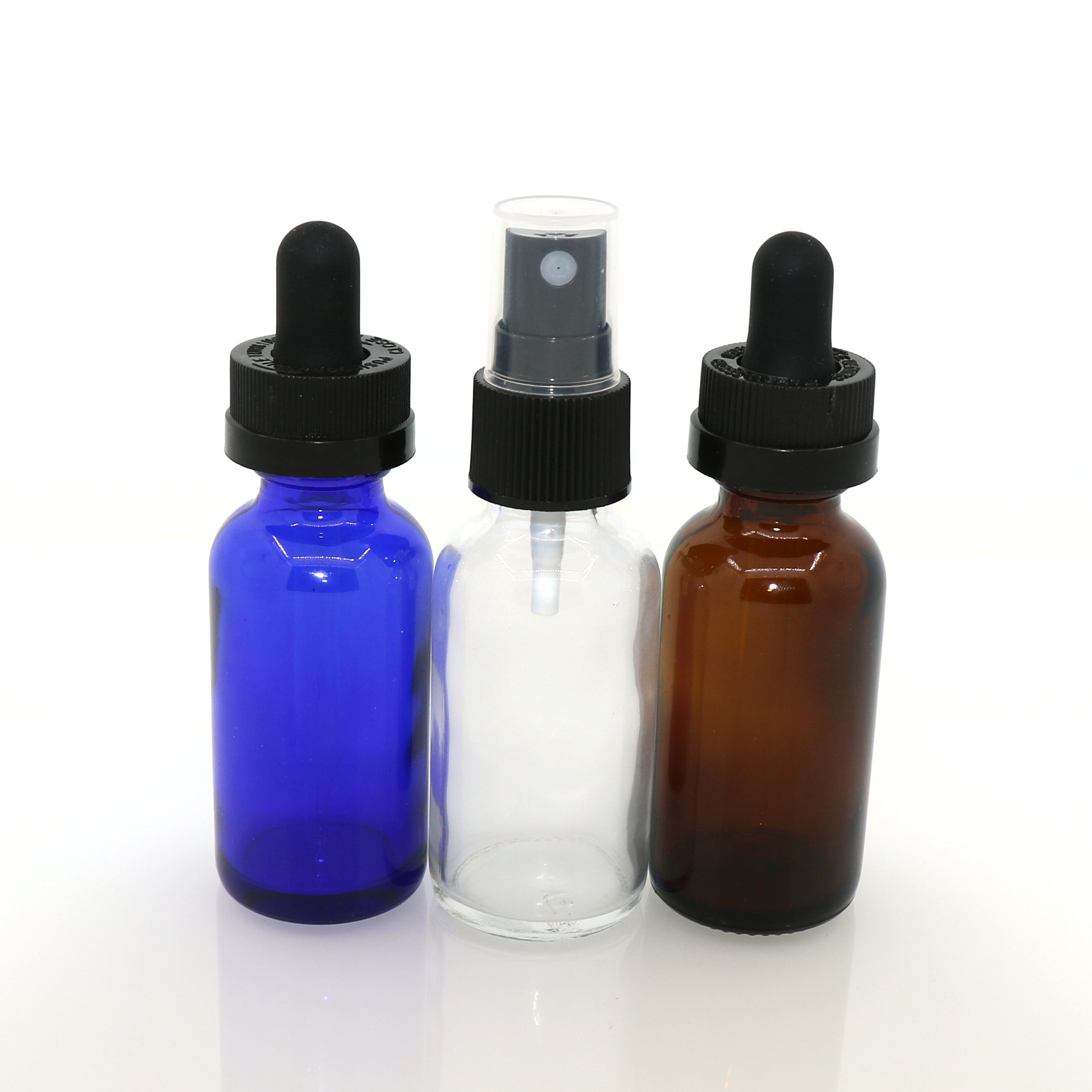 New product e liquid round boston glass bottle with childproof cap drop plastic dropper glass bottle 30ml 1oz