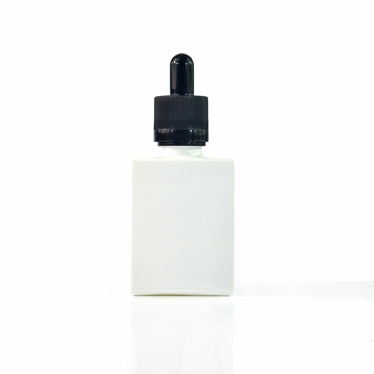 New product mini matt oil glass eco glass 10ml 20ml 30ml square dropper bottle