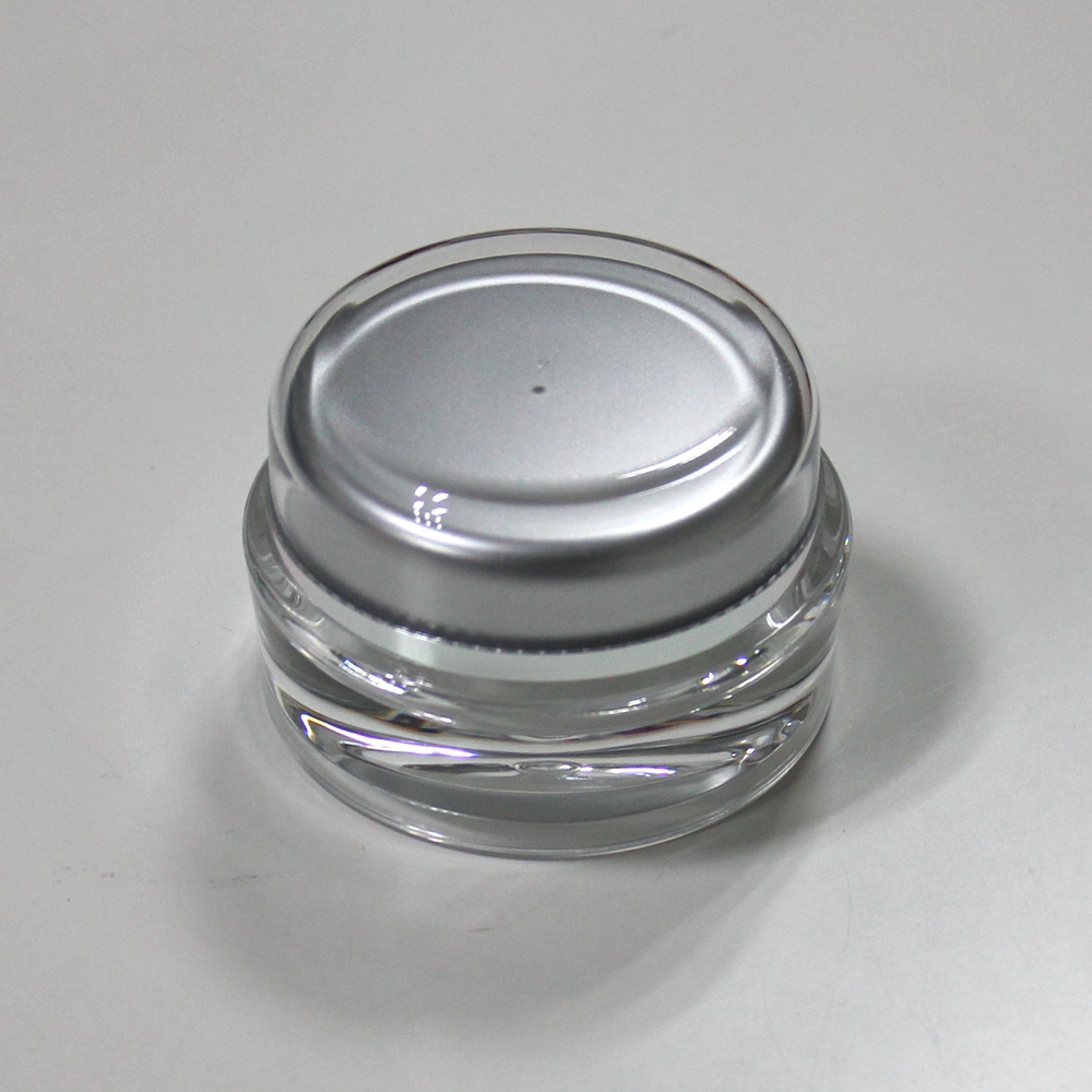 New product popular cosmetic plastic container Round Acrylic Jar