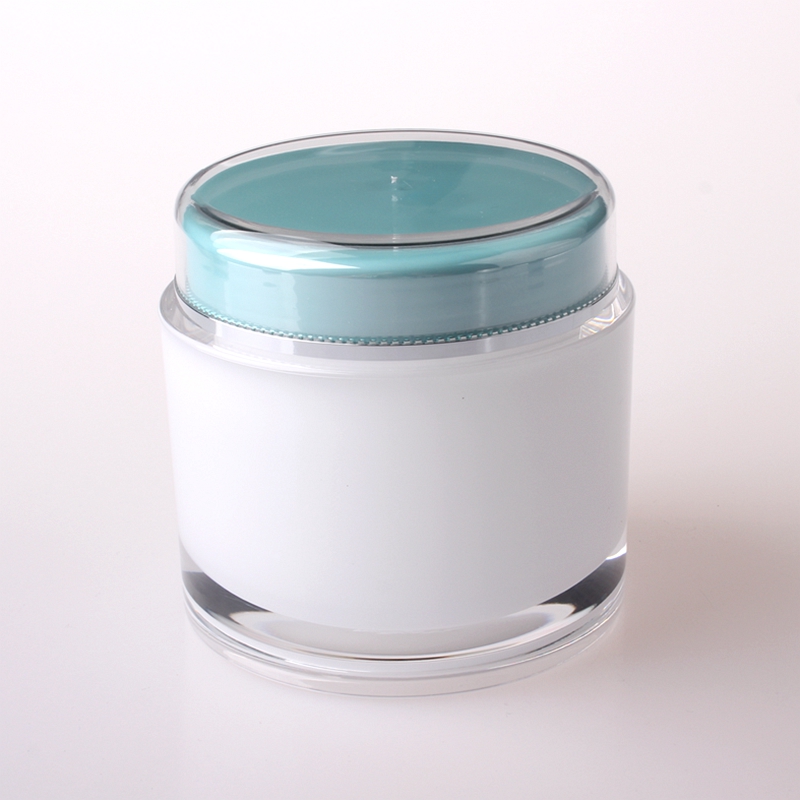 New product popular cosmetic plastic container Round Acrylic Jar