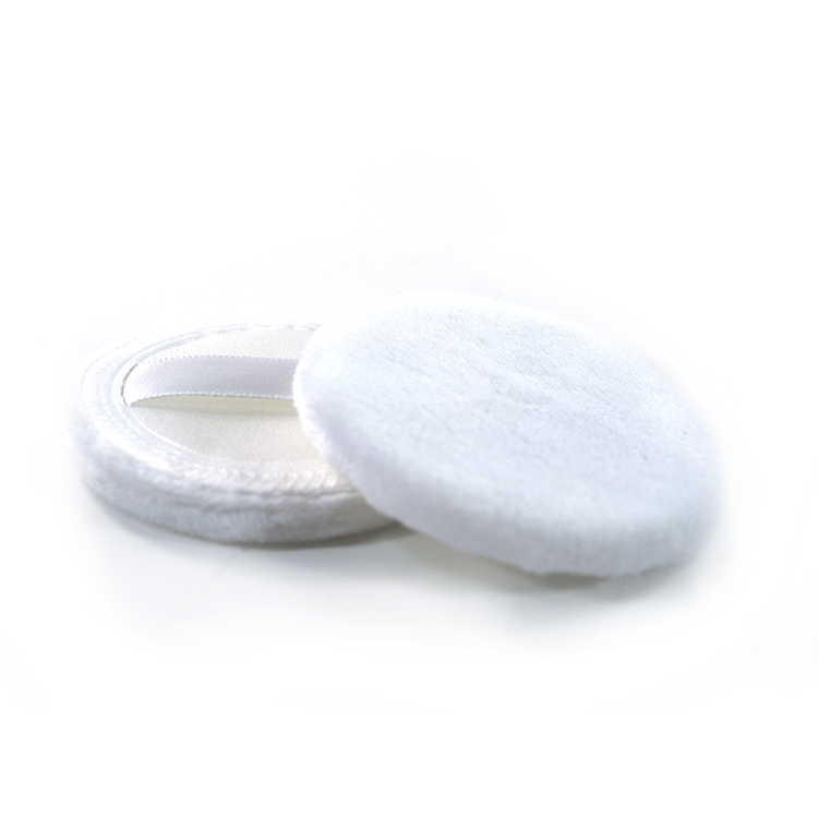 New products 30g cosmetic packaging Bamboo wood loose powder jar with sifter PAD