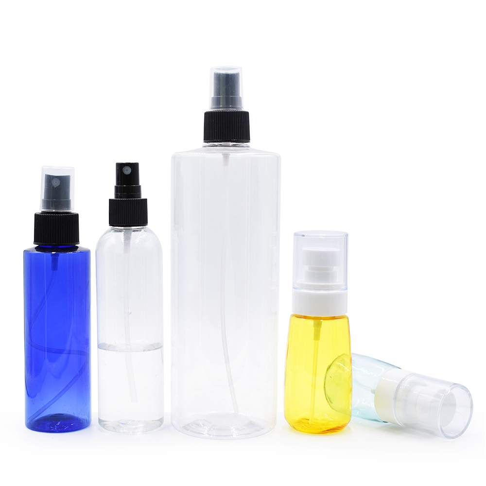 New products 30ml 50ml 60ml 80ml 100ml 120ml 150ml PET spray bottles for perfume and water