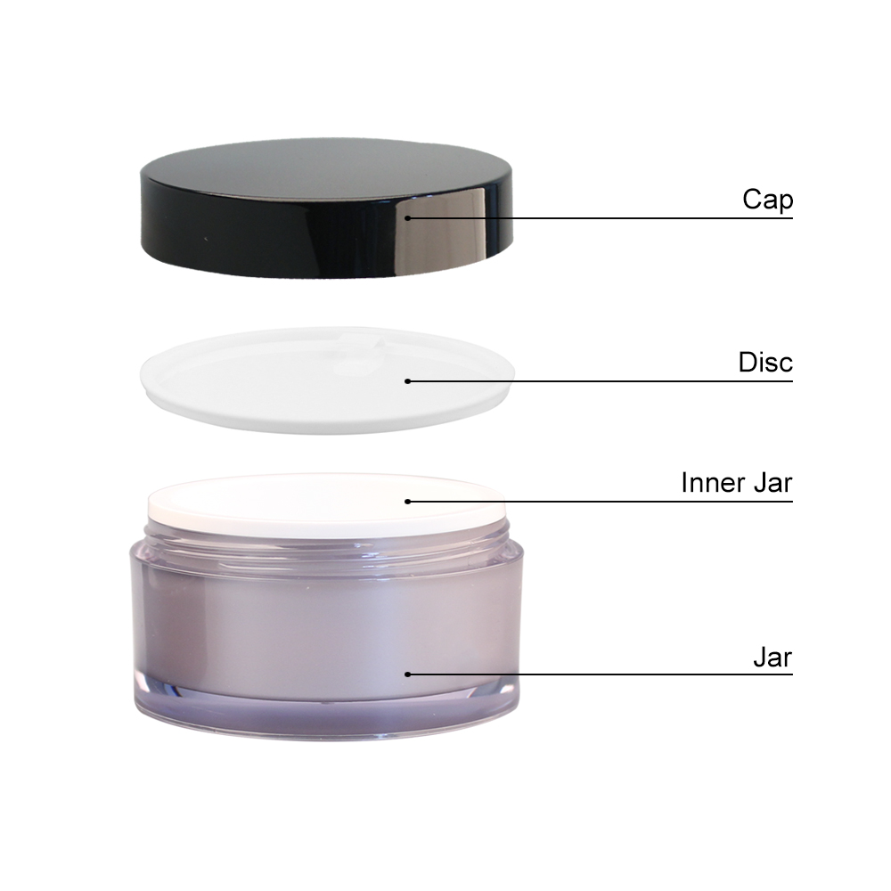 New products 50 100 200 300 500 ml body cream container, plastic empty cream jar