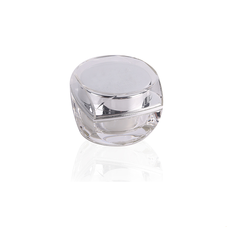 New products China suppliers 5g 10g double wall acrylic packaging hair pomade jar lip balm jar